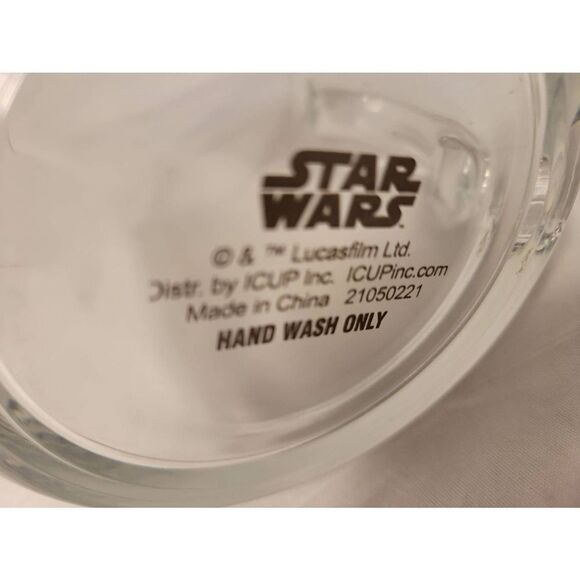 Star Wars Darth Vader Clear Glass Mug  Cup - Picture 4 of 8